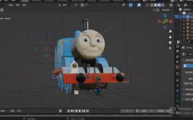 Blender托马斯官方泄露模型下载哔哩哔哩bilibili