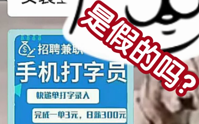 网上招收打字员是骗人的吗?哔哩哔哩bilibili