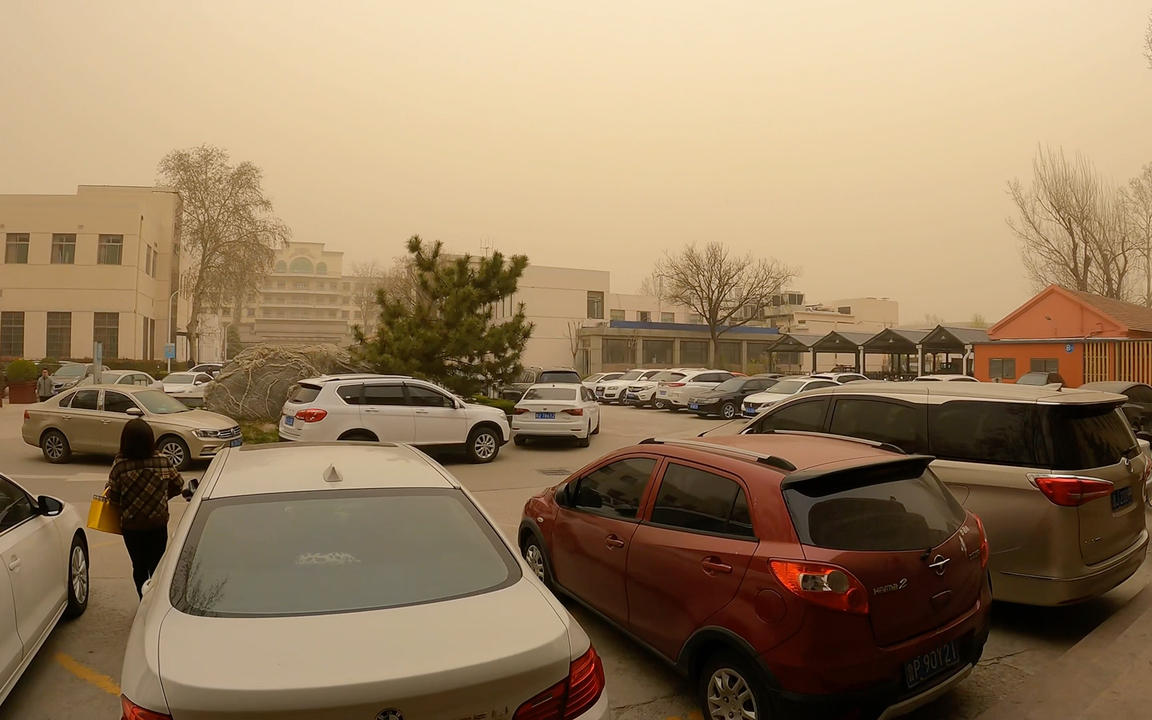 山东济南沙尘暴