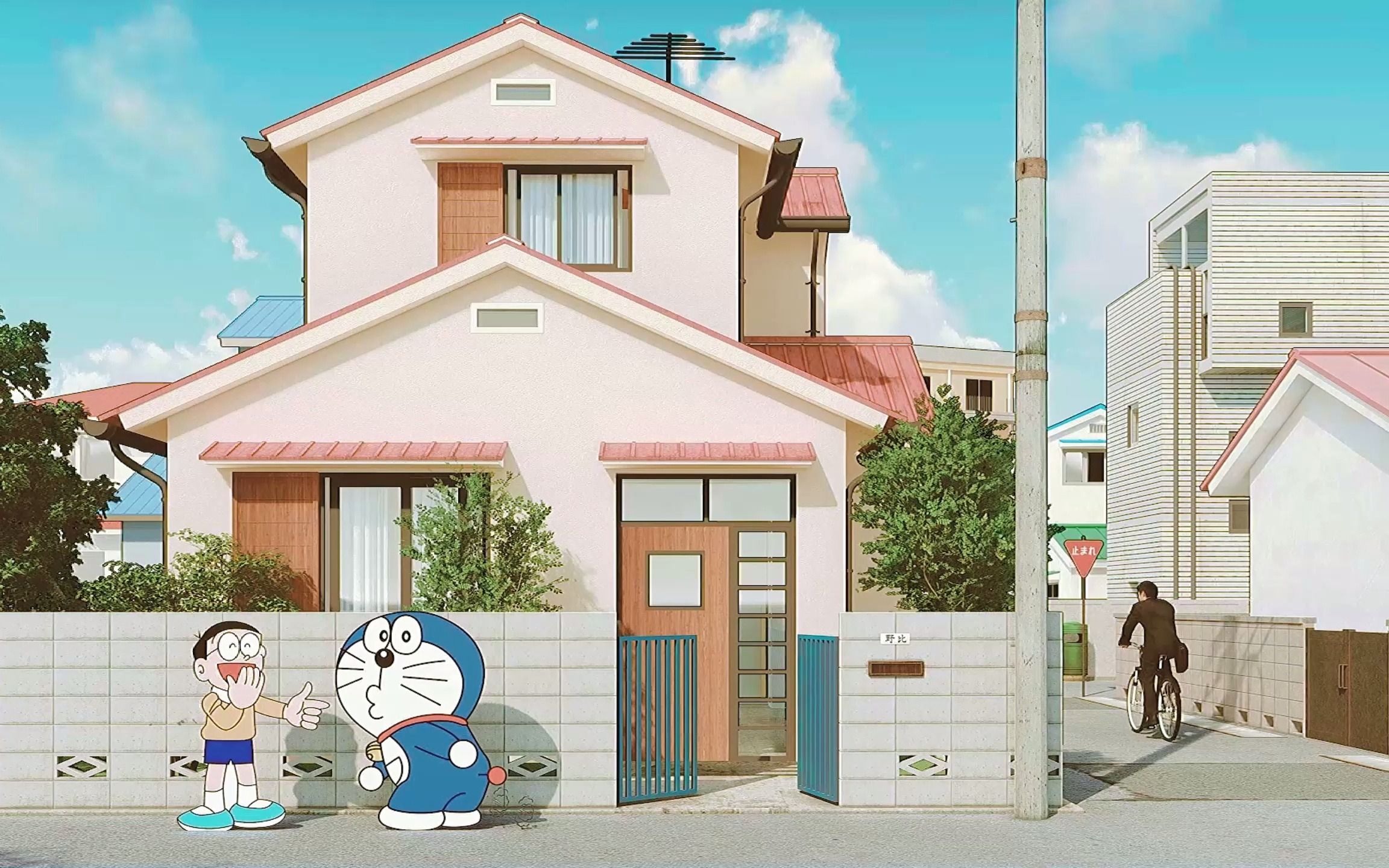 建模渲染 │ 还原多啦a梦-大雄之家