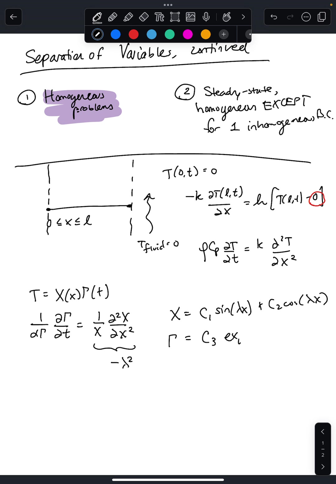 lecture 16a separation of variables