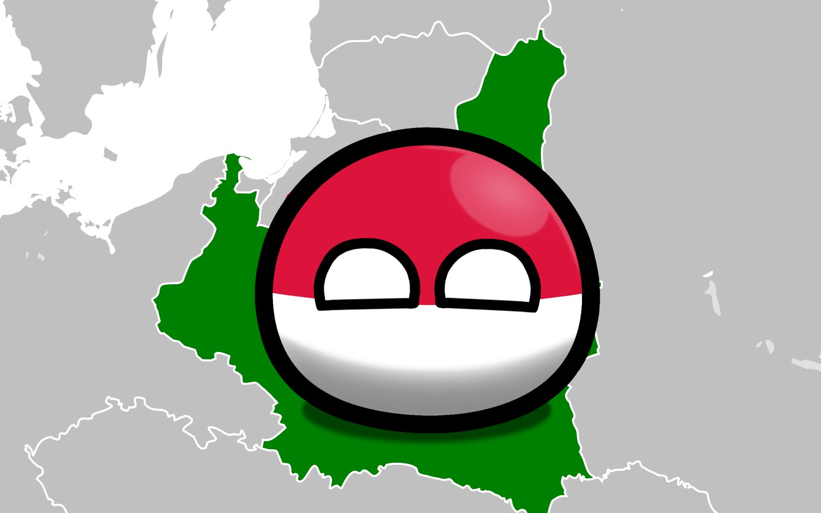 波兰球模板图片