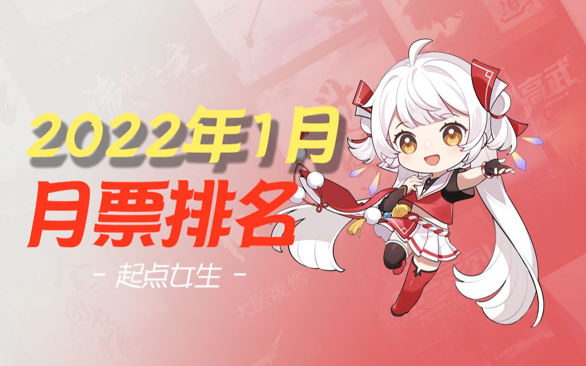 2022年1月|起点女生月票排名哔哩哔哩bilibili