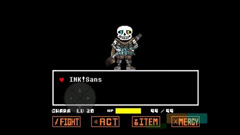 Ink!Sans 2 player fight (P1 Ink P2 Player) by SwitchGlitch - Play