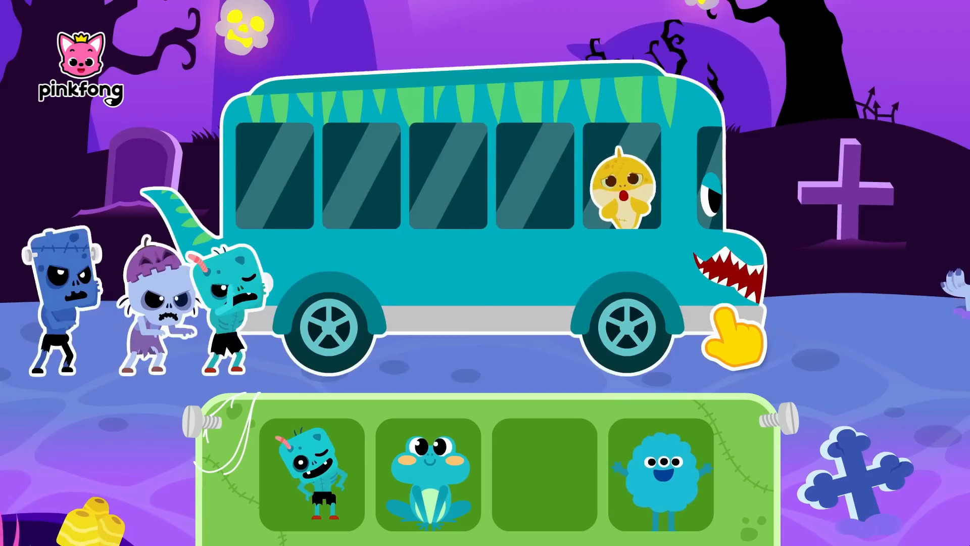 [图]粉狐狸 英语启蒙 2024最新 中英字幕 双字幕Mystery Halloween Bus   Halloween Ad