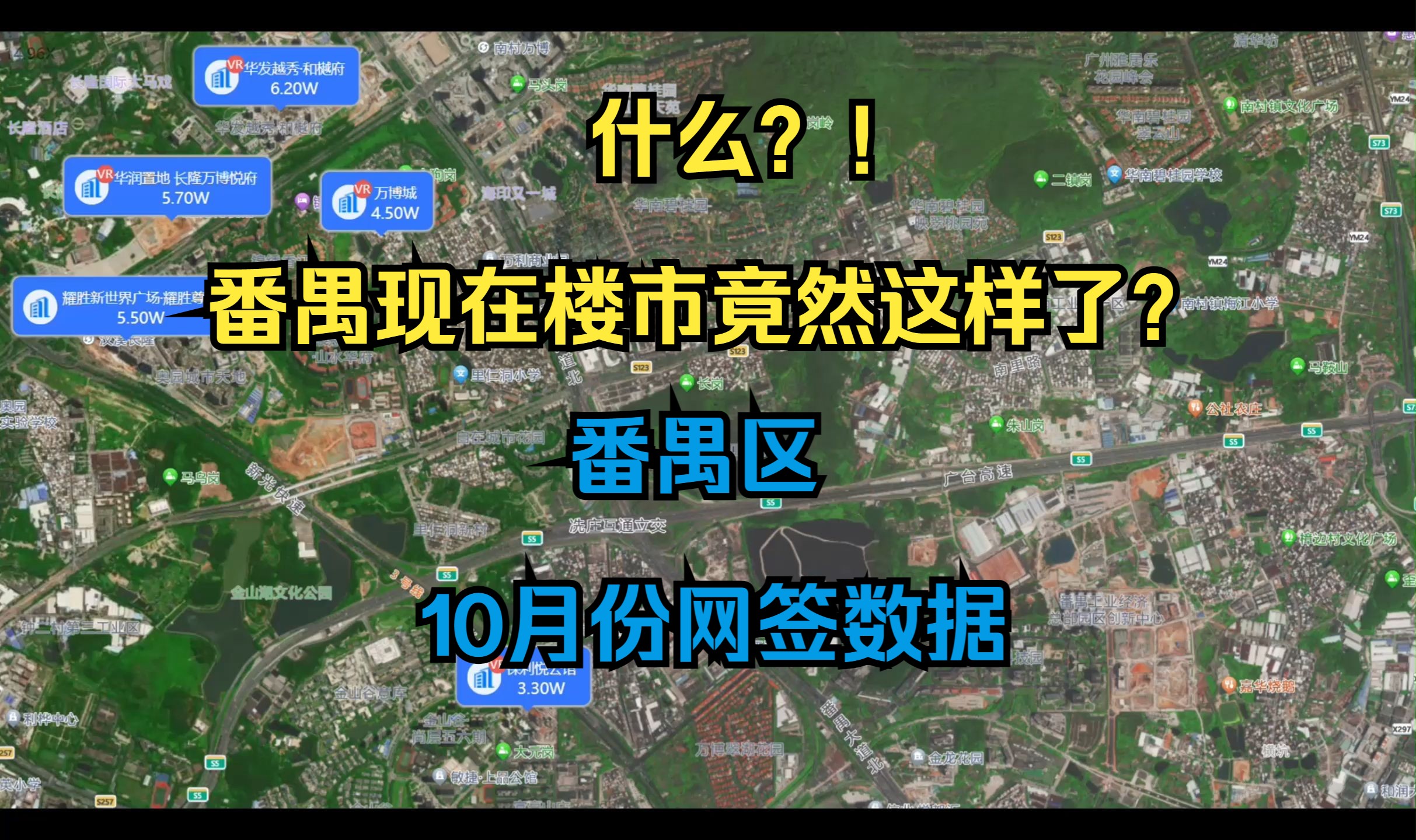 什么?!番禺现在楼市竟然这样了?番禺10月份网签数据哔哩哔哩bilibili