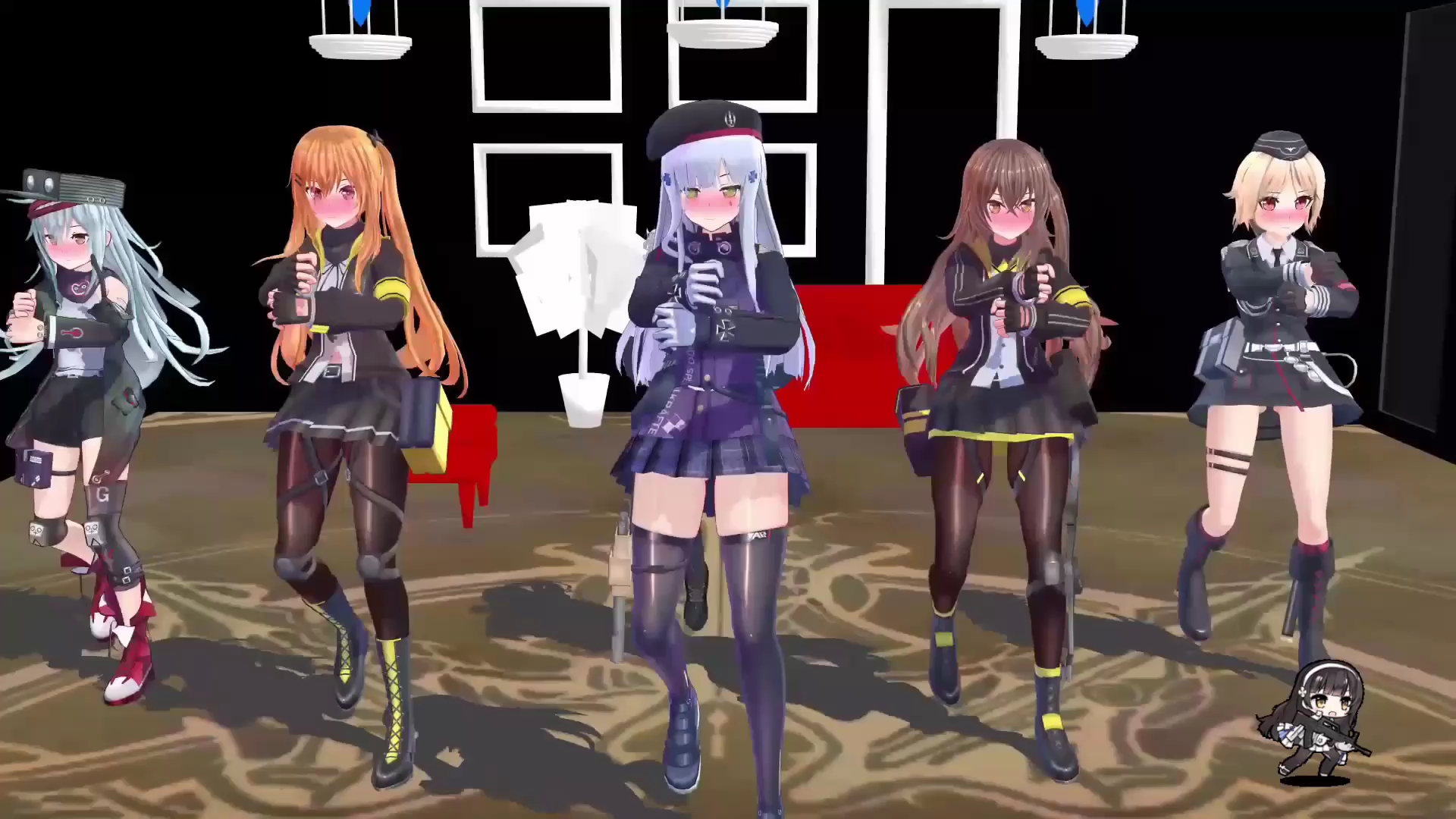 少前mmd猛男版新宝岛格里芬小队全员喝醉现场