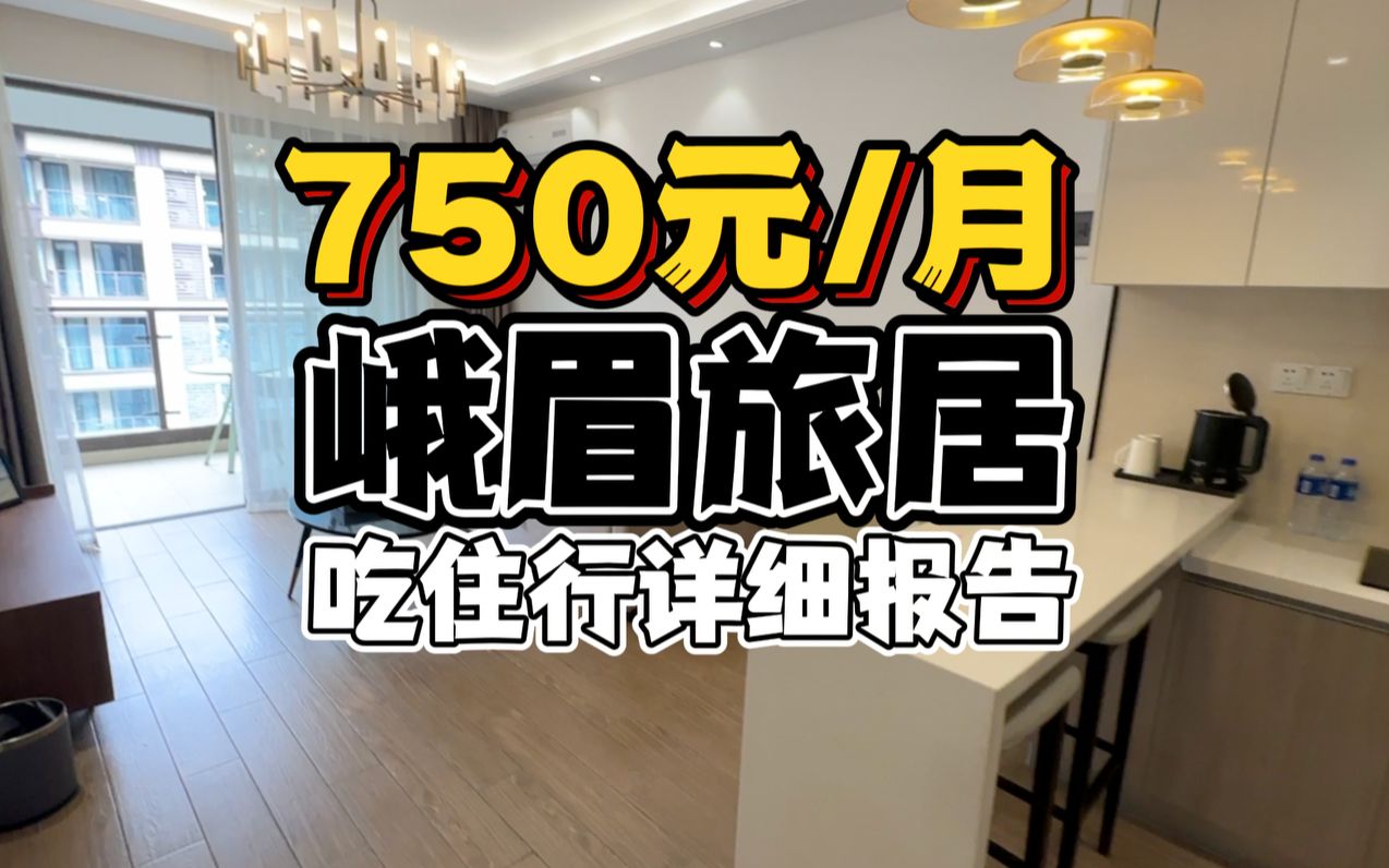 一个月750,如何在四川峨眉山躺平?【小城市旅居报告】哔哩哔哩bilibili