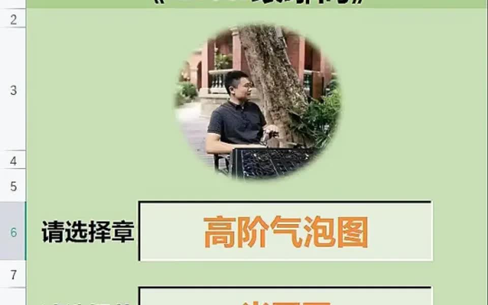 Excel高阶气泡图(半圆图)哔哩哔哩bilibili