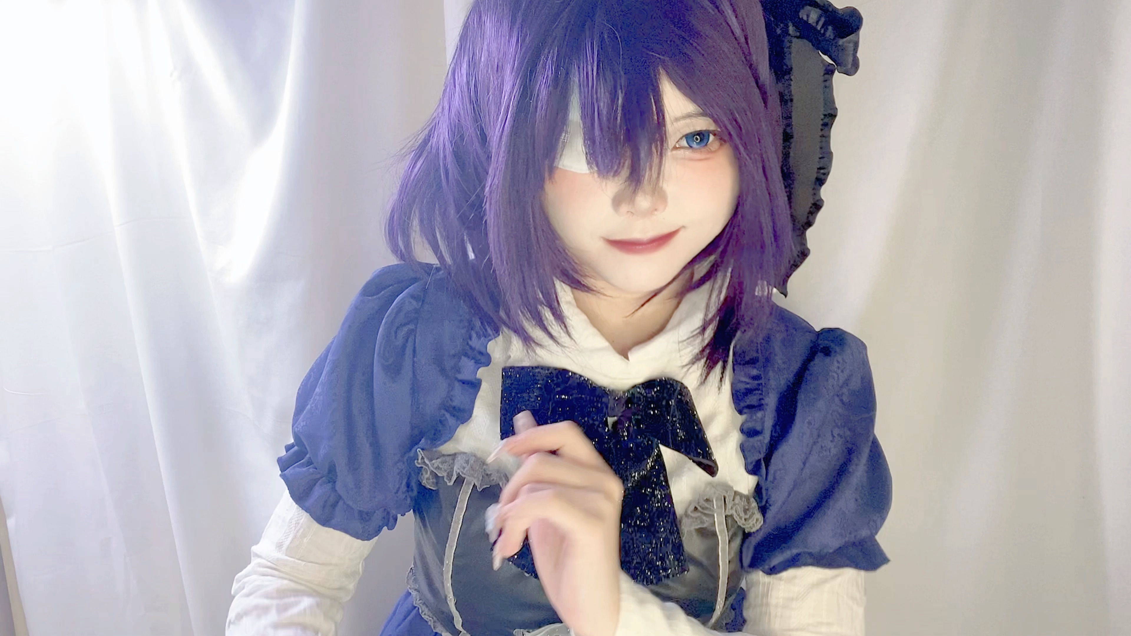 小鸟游六花cos 哼哼哼 眼罩下面可是!邪王真眼!