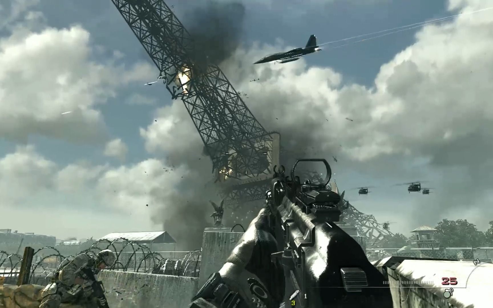 cod8 当埃菲尔铁塔倒下的那一刻 在当年来看真是巨作