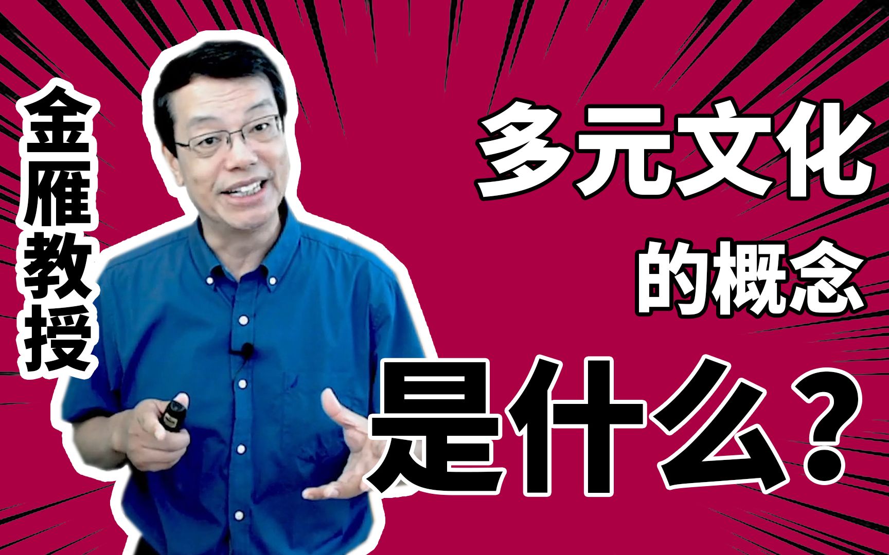 金雁教授:多元文化的概念是什么?哔哩哔哩bilibili