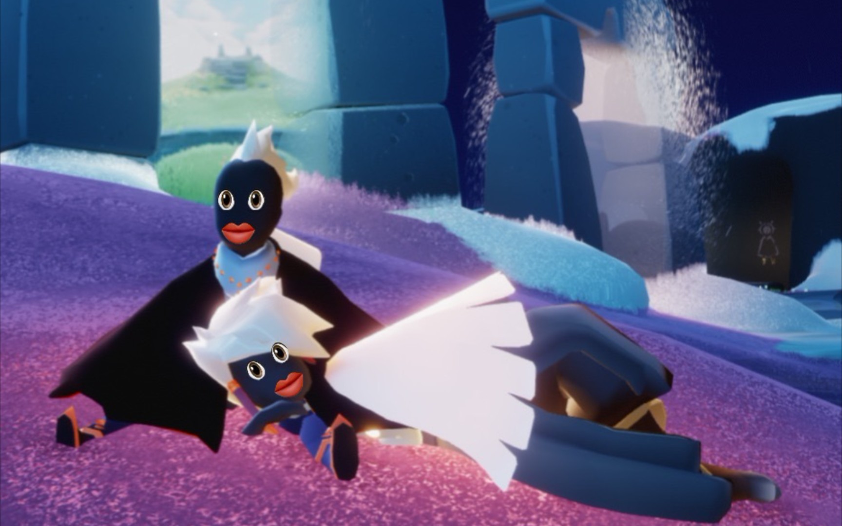 【光遇】这飞吻先祖怎么会抱拳礼阿(神志不清)