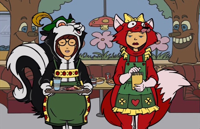 拽妹黛薇儿 daria - s01e01 : esteemsters 片头