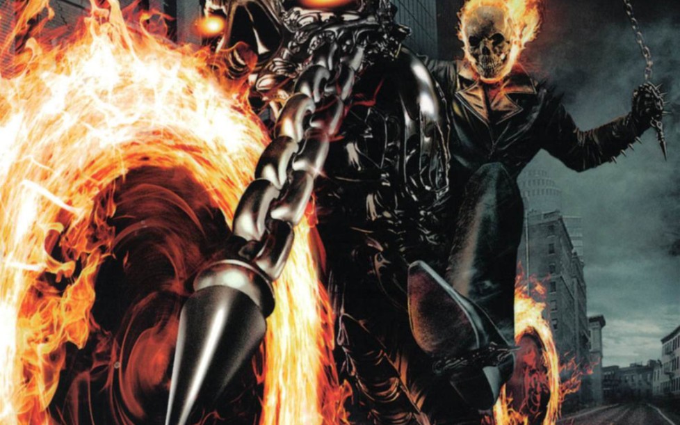 噩魔的面孔,却是一位地狱战警