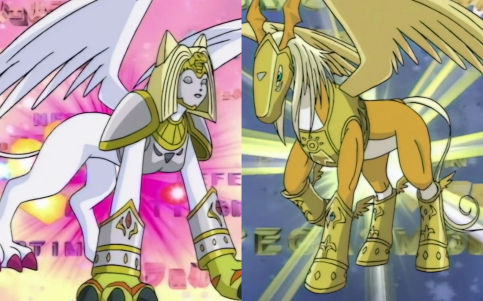 天马兽和尼菲迪兽登场