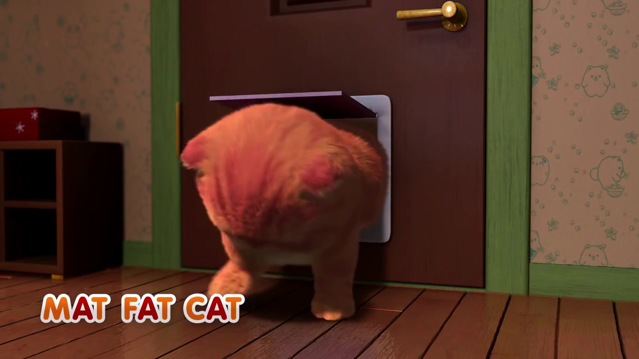 【英文儿歌】Fat Cat Mat哔哩哔哩bilibili