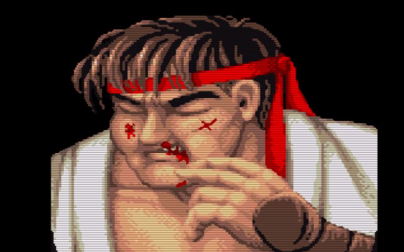 [图]街霸 2 (STREET FIGHTER II) 所有角色通关画面