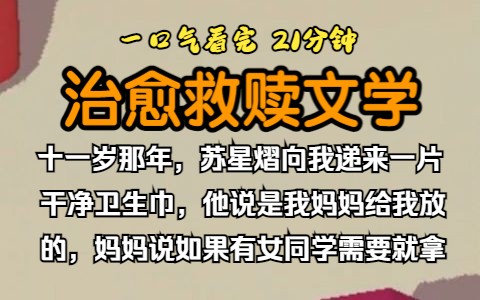 [图]（已完结）治愈救赎文学，十一岁那年，苏星熠向我递来一片干净的卫生巾，他说是我妈妈给我放的，妈妈说如果有女同学需要，就把它拿出来好了。