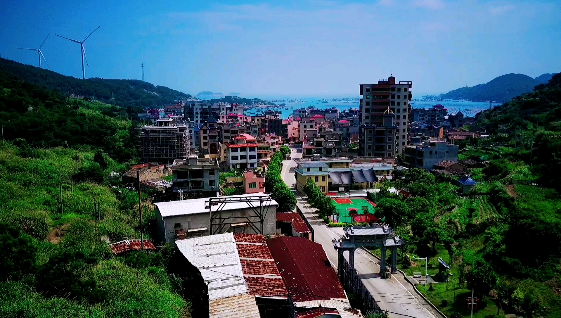 活动  航拍福州连江县苔菉镇!