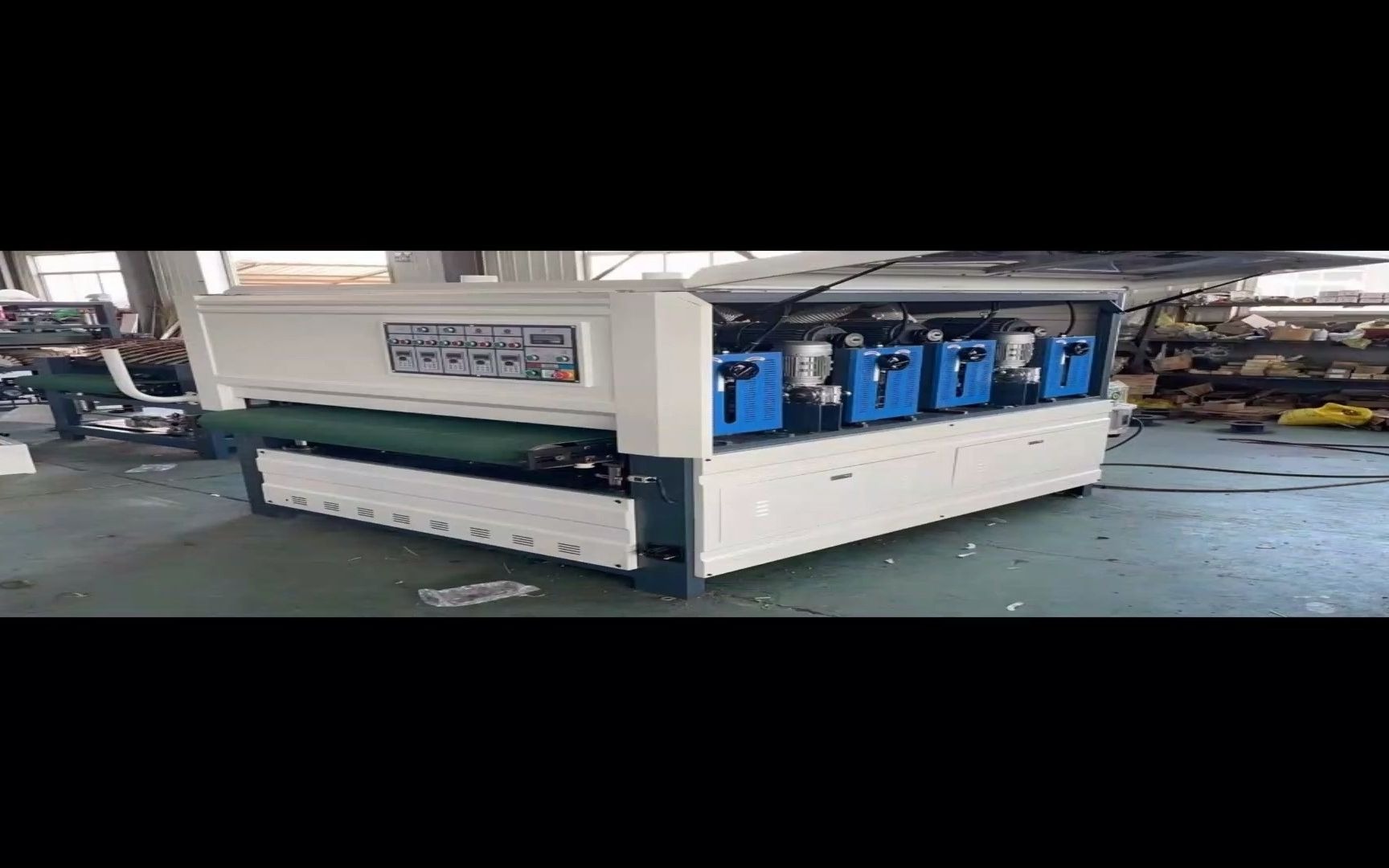 海绵砂光机 打磨机打磨一次性加工成功