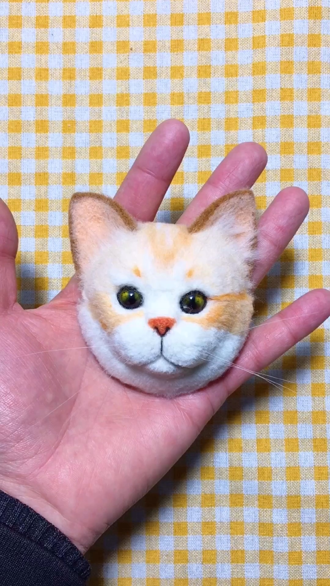 手工制作#羊毛毡#猫咪#原声解压