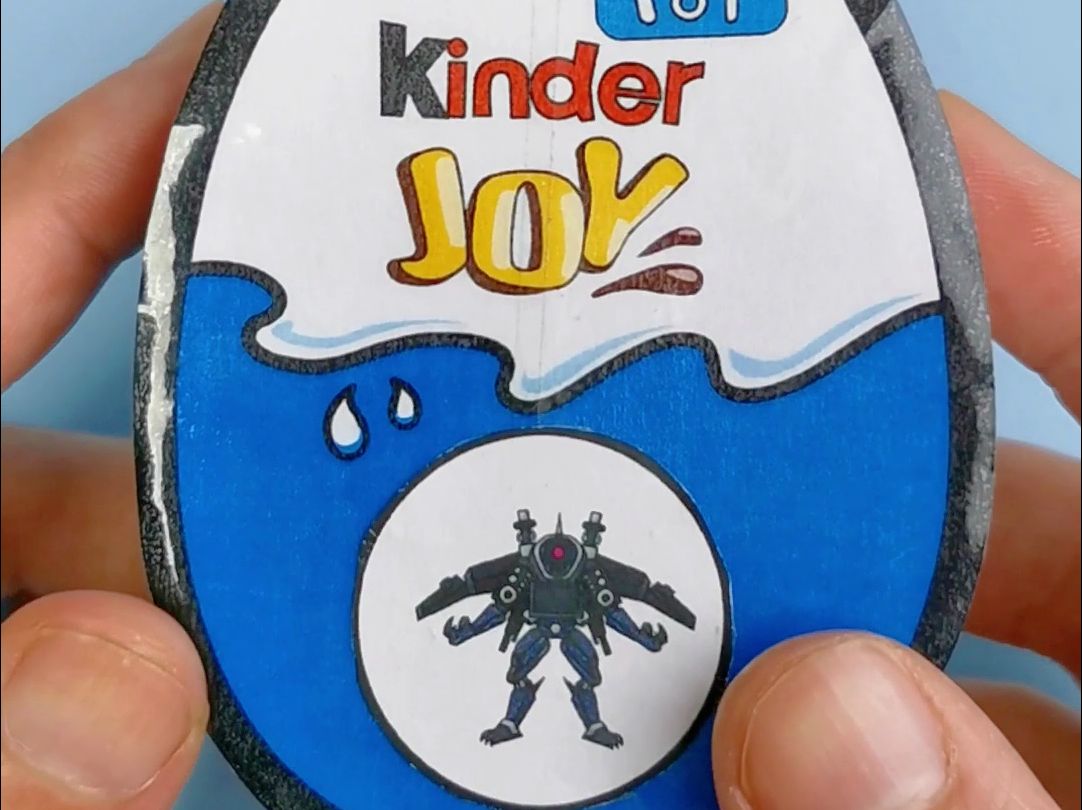 用纸制作有趣奇趣蛋~机械强化监控人