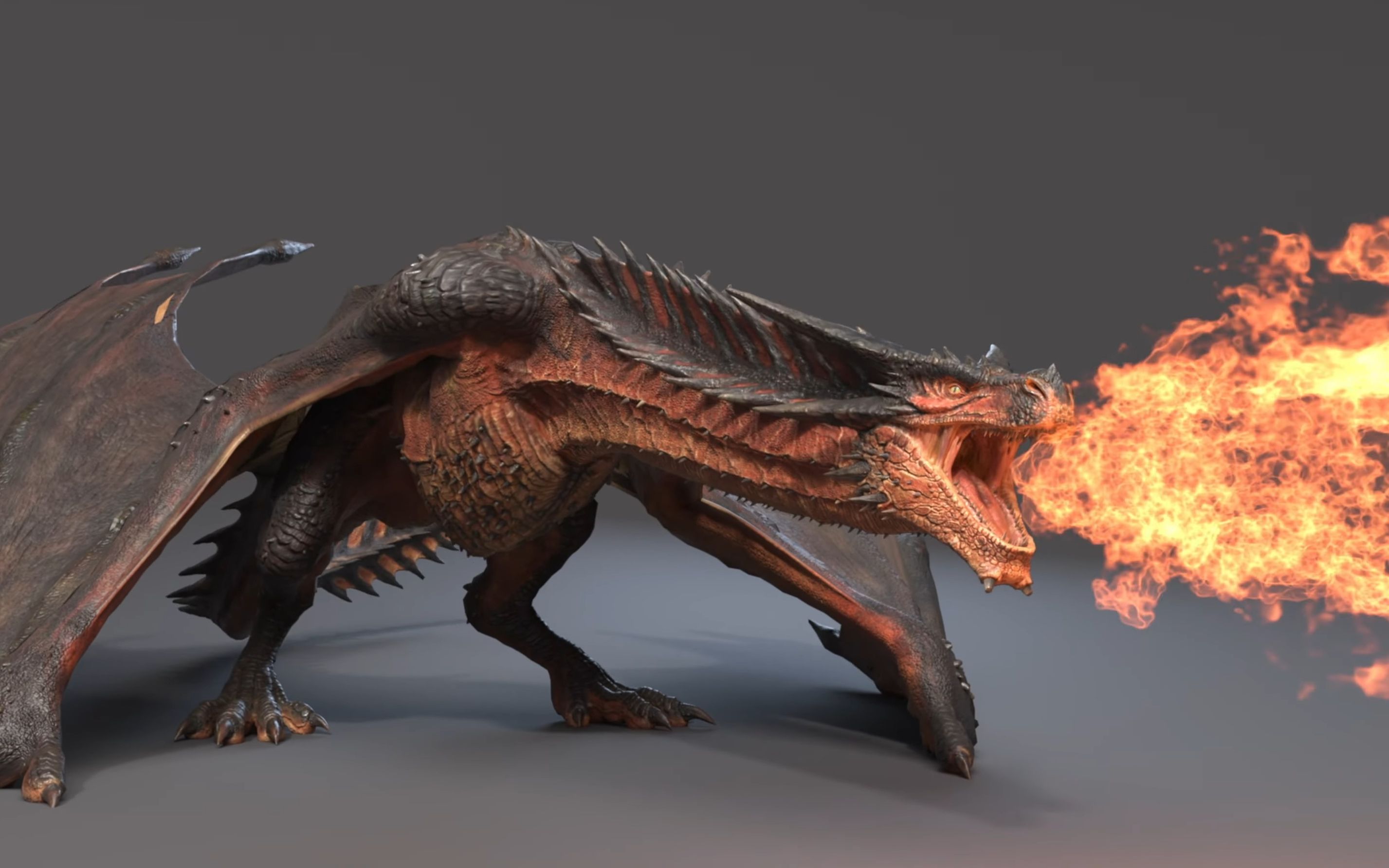 3d动画参考 飞龙动画 tyrant dragon animation