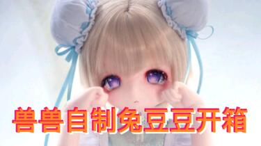 bjd开箱|兽兽自制兔豆豆_哔哩哔哩_bilibili
