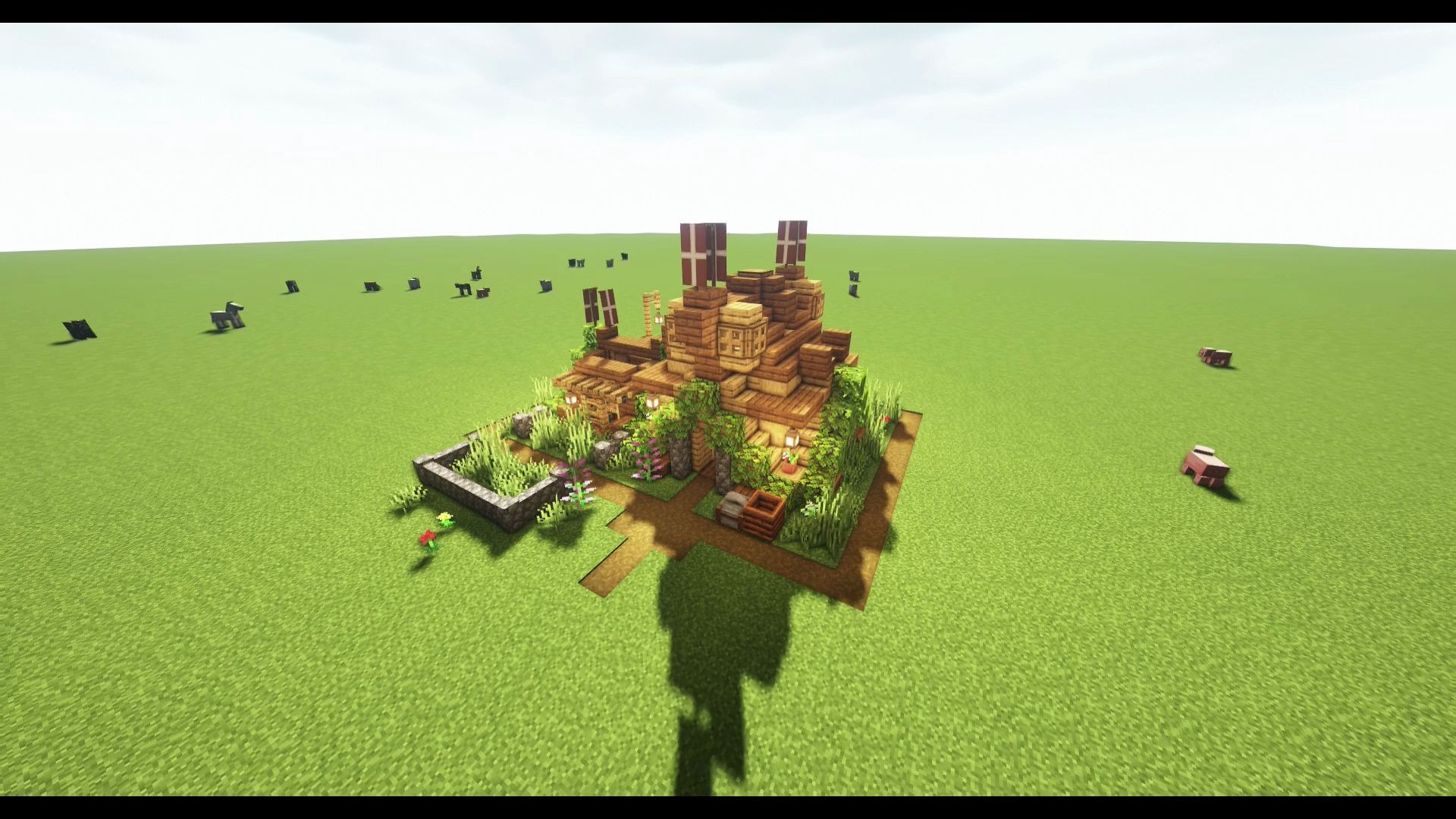 mc单人房升级版(房屋主体建造过程见简介连接)