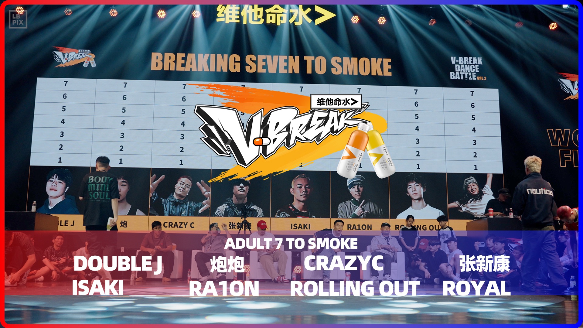 青年组 7 to SMOKE @ 2024 VBREAK DANCE BATTLE vol.3哔哩哔哩bilibili