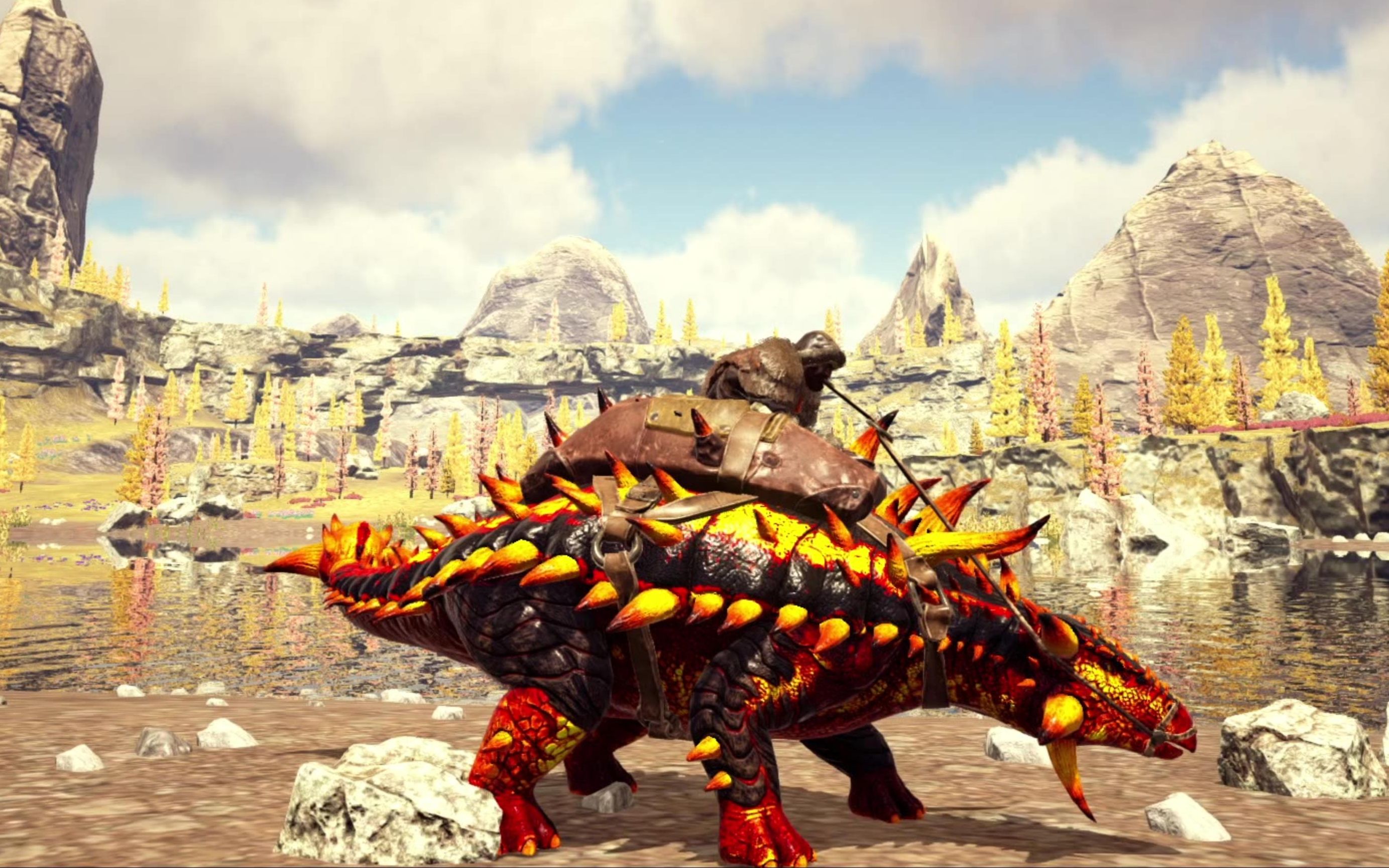 【方舟-维京湾】火焰甲龙有点厉害了,搬家到维京湾?