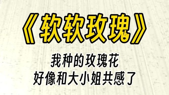 【软软玫瑰】我每晚都要嘬小姐的花瓣,而且我发现,只要手碰到花朵,花瓣就好像被我的手心温度灼烧到一样,立刻收紧.不会是我的花生病了吧?哔哩...