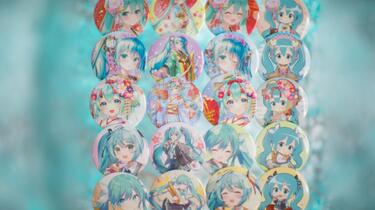 初音未来16th Anniversary 京都地区幸运罐徽章BOX 开箱【我的