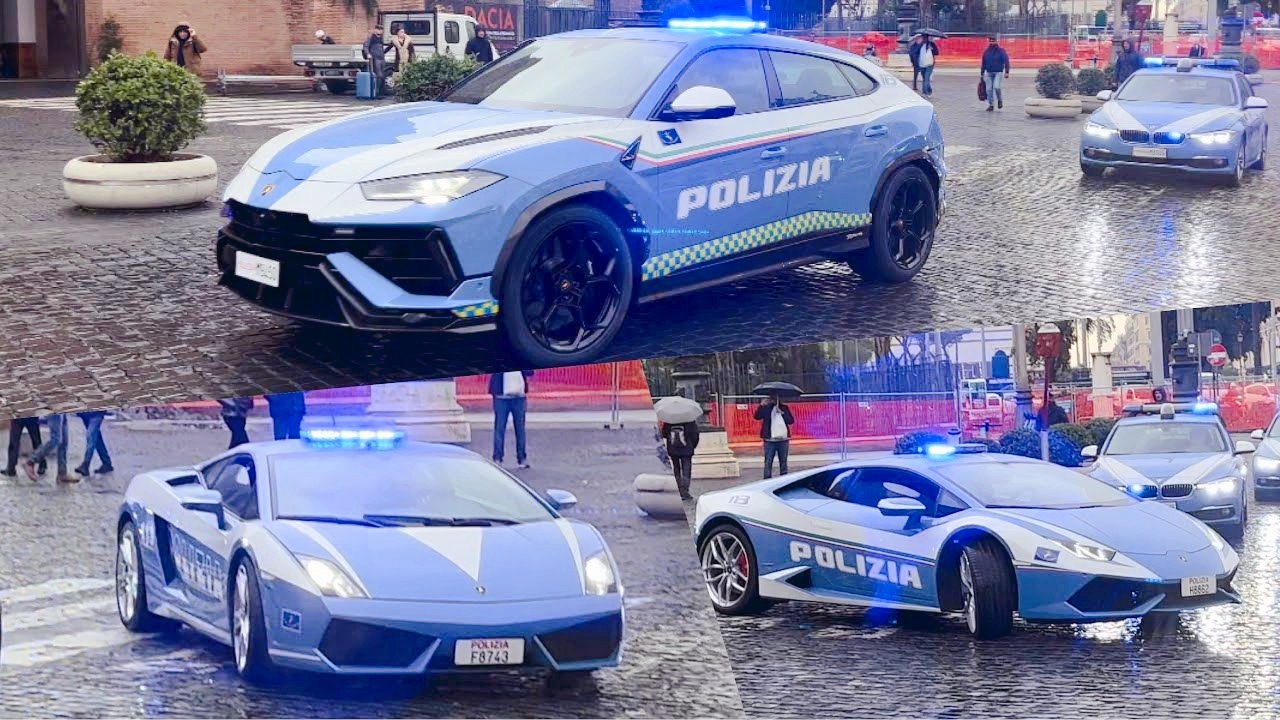 新意大利兰博基尼urus 州警车和gallardo,huracan警车