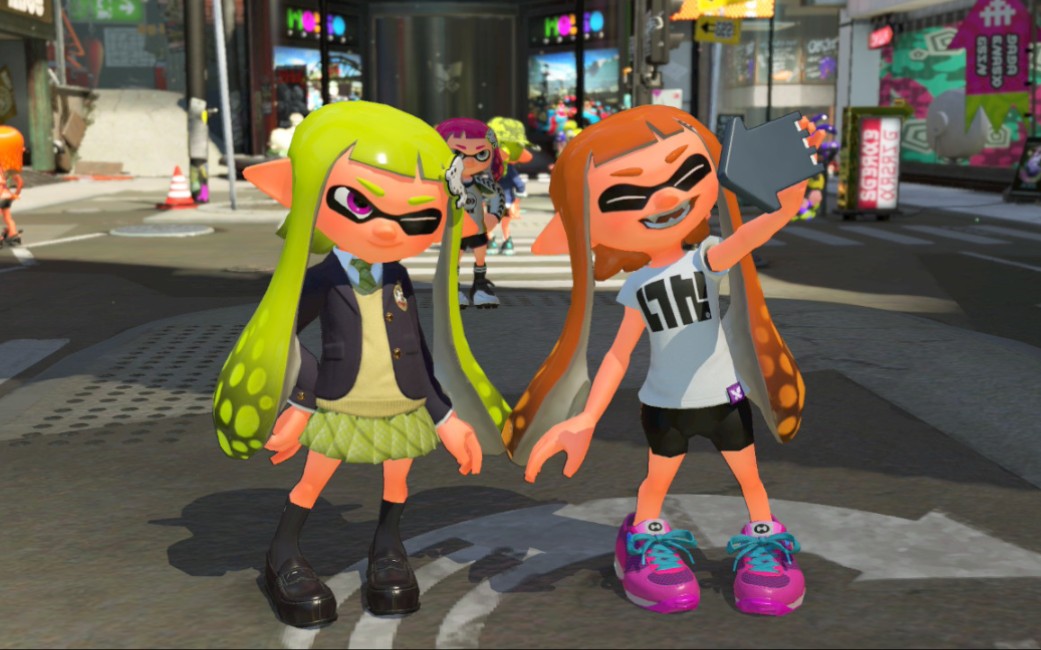 活动作品喷射战士amiibo到啦开心心