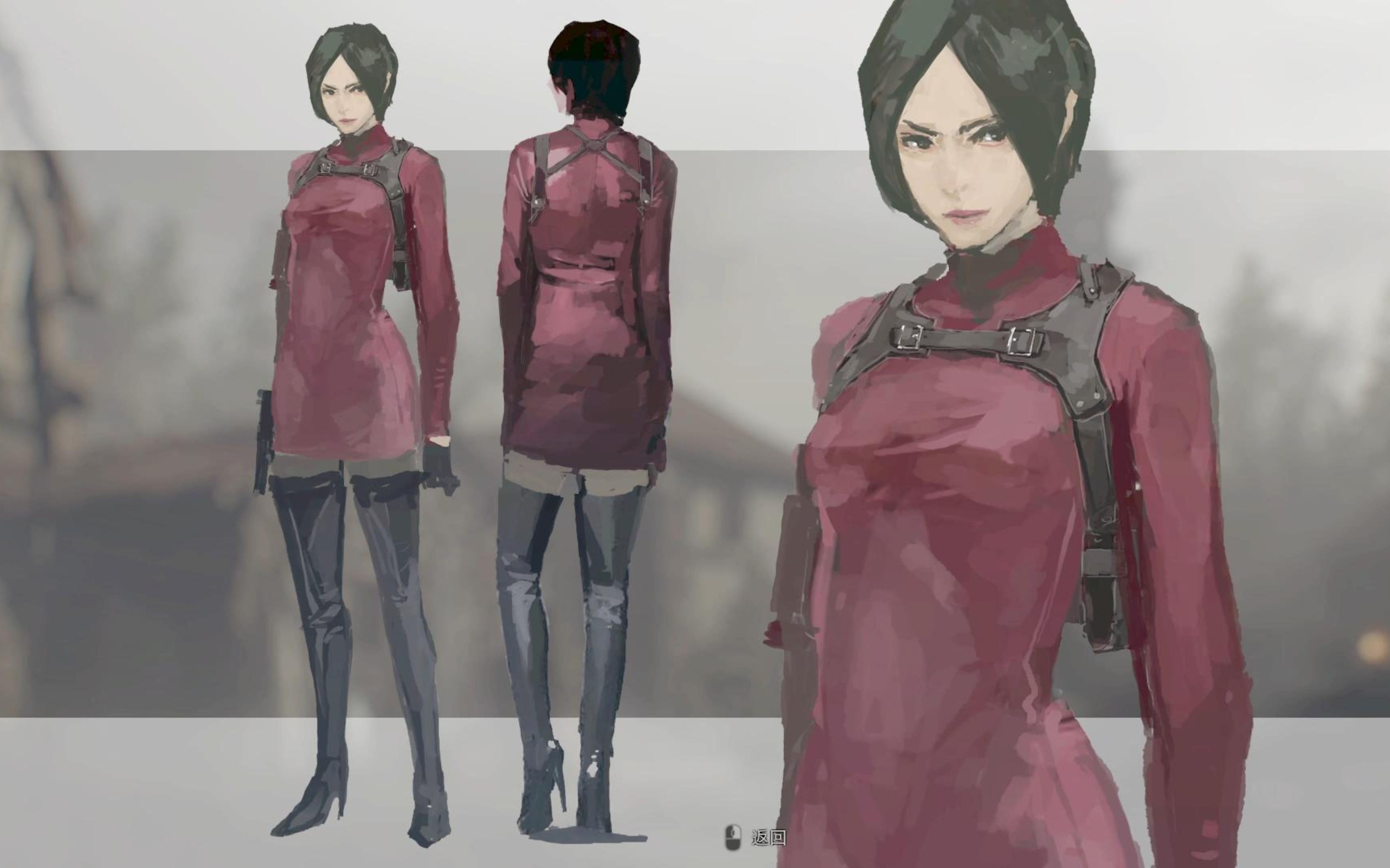 生化危机4重置版 人设图3d模型