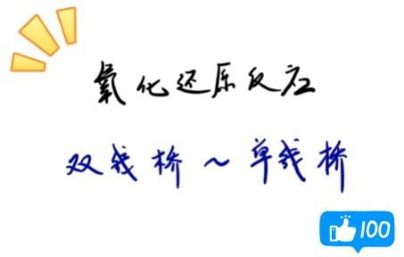 【大象化学】氧化还原反应之双线桥法哔哩哔哩bilibili