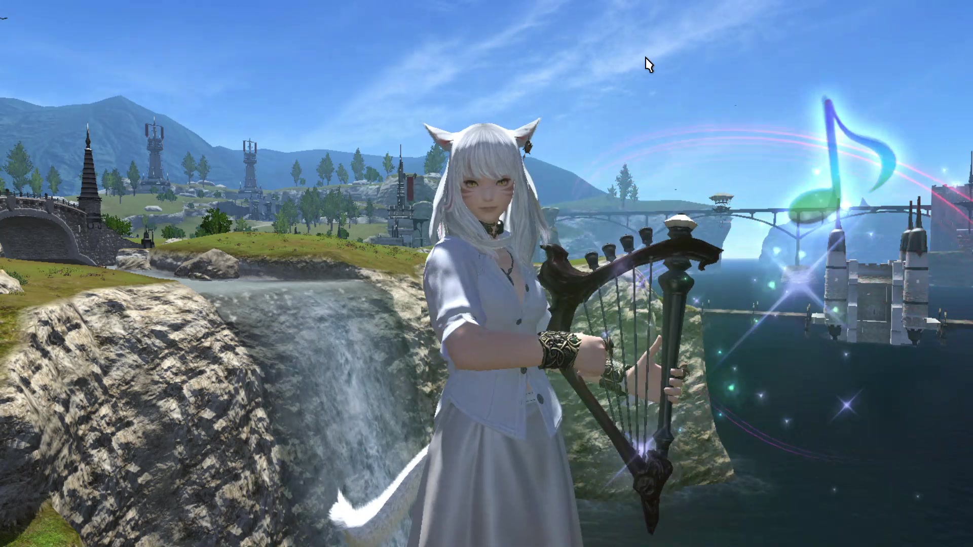 ff14诗人鲁特琴弹奏——彩虹