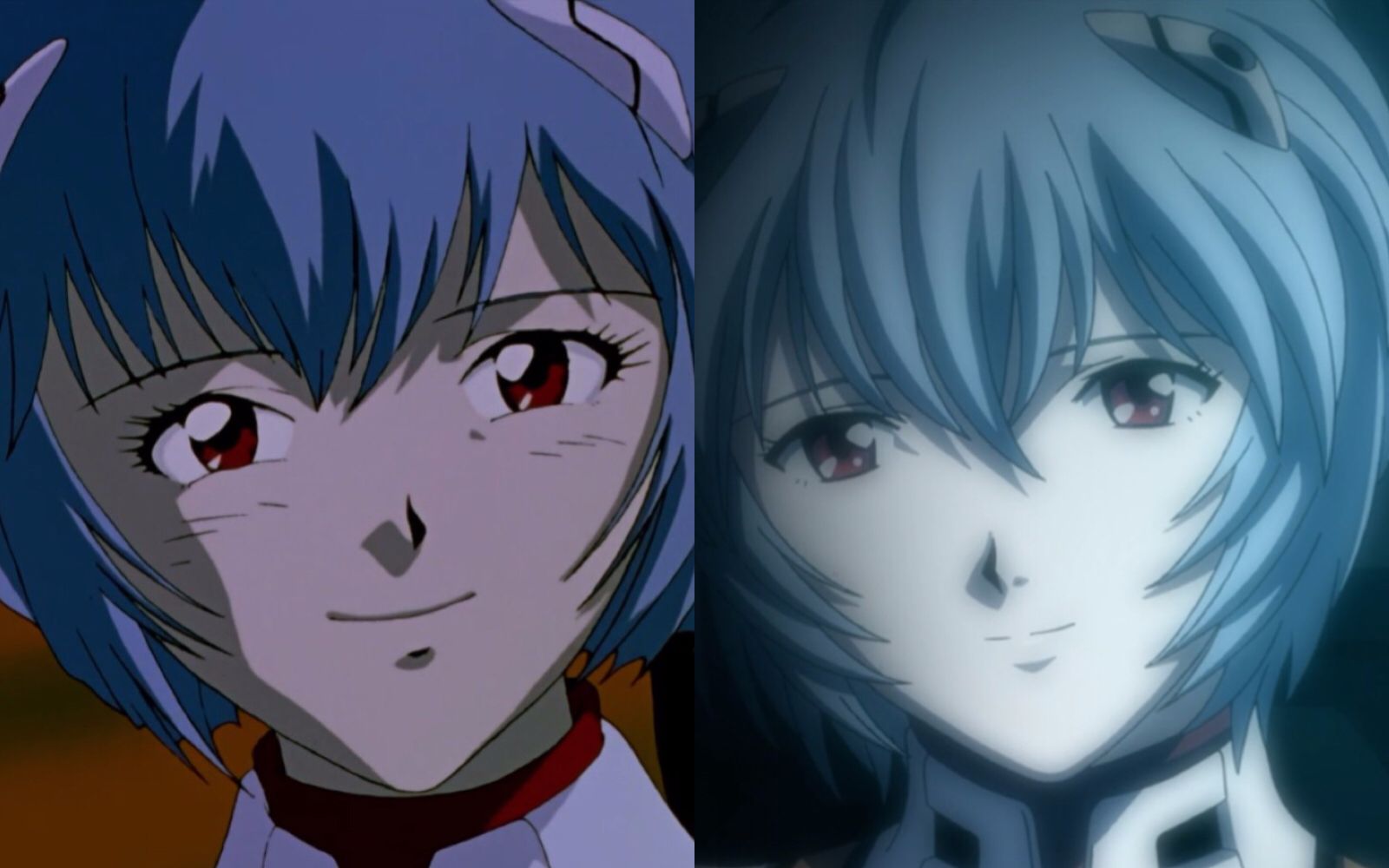 来自eva女神绫波丽的微笑双版本