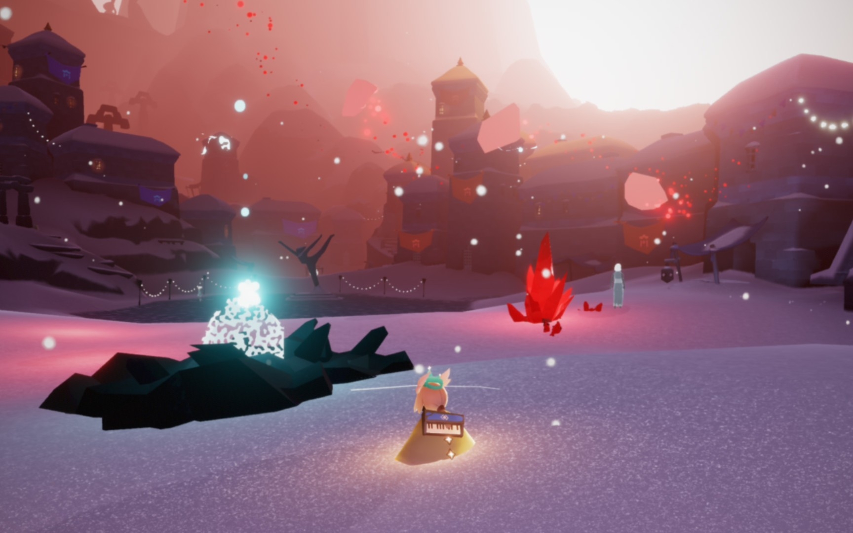 【光遇】国际服黑暗碎片(221013)霞谷圆梦村(季蜡,回忆6)