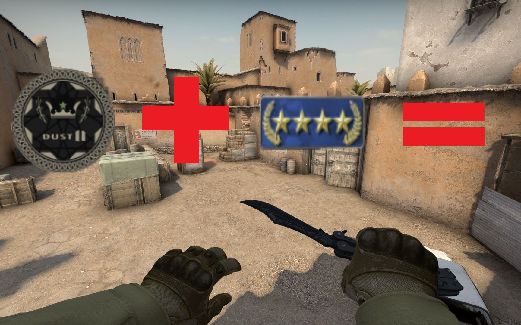 活动作品黄金新星dust2