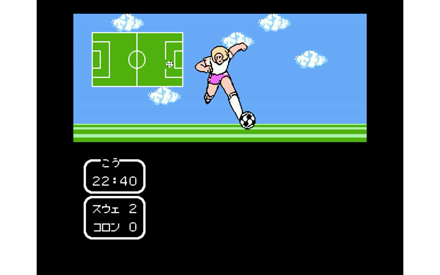 足球小将 瑞典队 利云 子弹射门