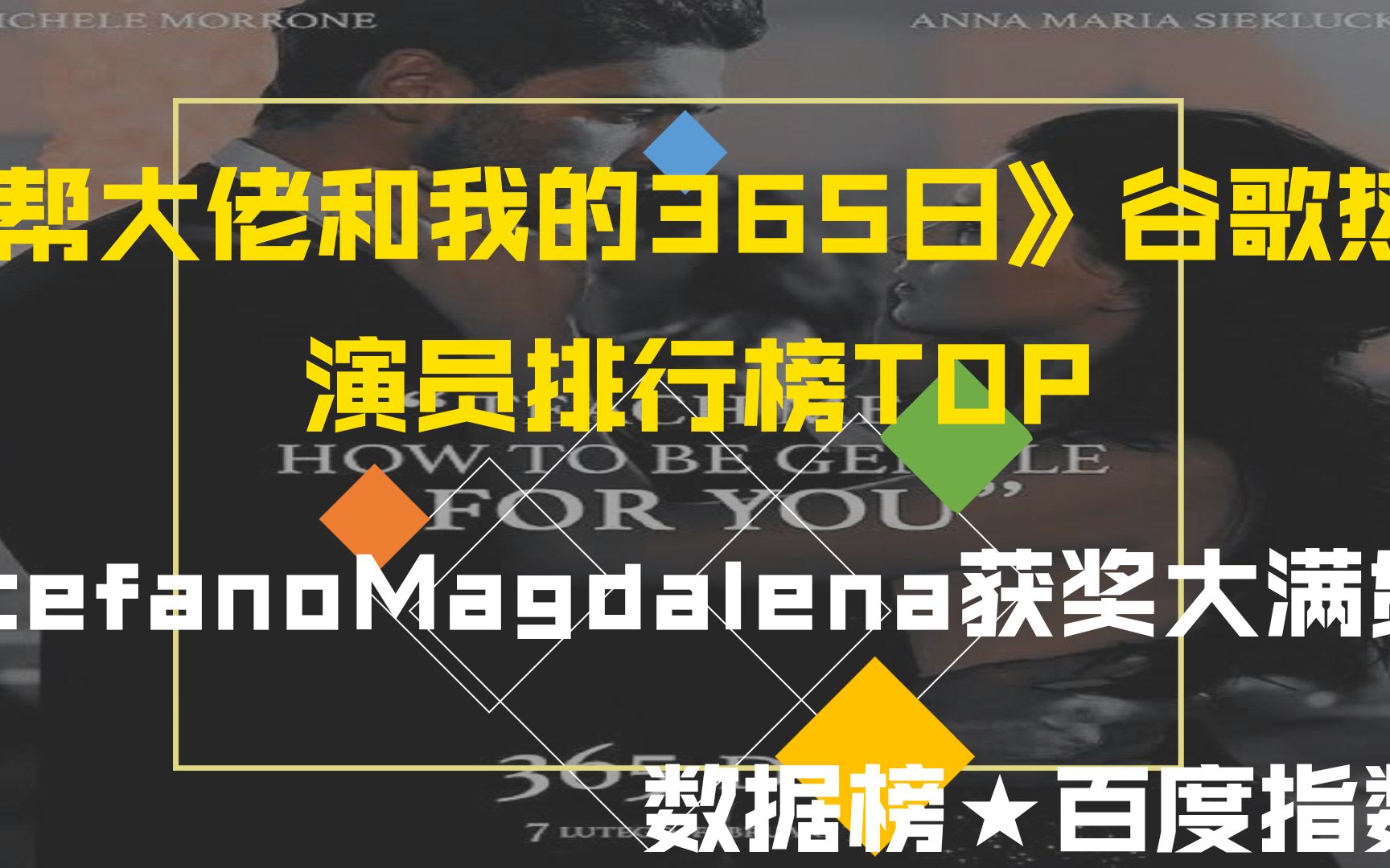 《黑帮大佬和我的365日》谷歌热搜榜,StefanoMagdalena,排名你认可么?萌新UP主不做标题党!哔哩哔哩bilibili