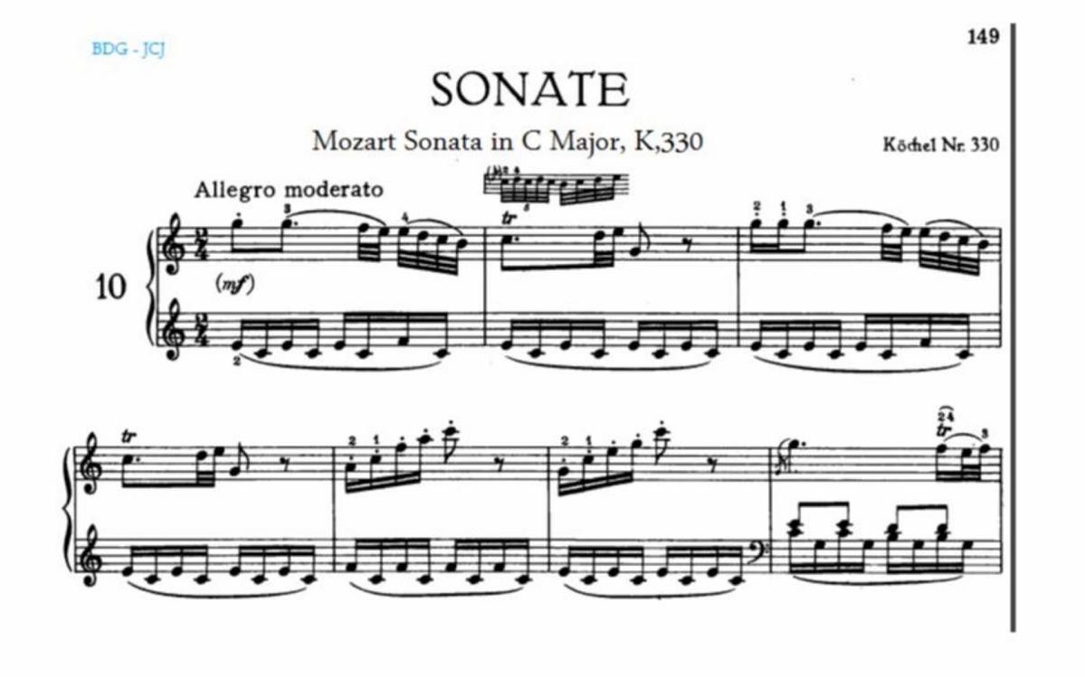 [图]【钢琴】莫扎特C大调奏鸣曲K.330 巴伦博伊姆演奏 Mozart Sonata in C Major K.330 Daniel Barenboim