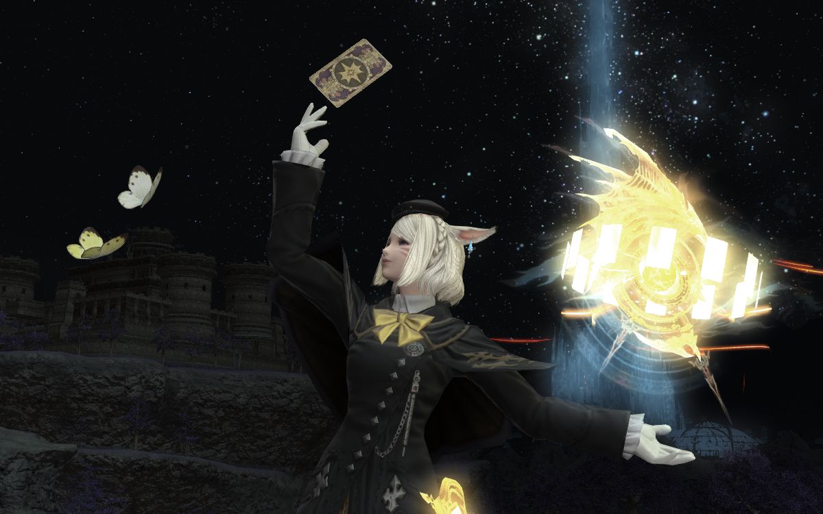 【ff14】5.3绝巴哈占星单奶 夜占第一视角