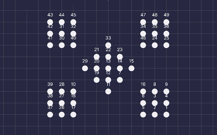 49人舞蹈队形编排,仅供大家参考