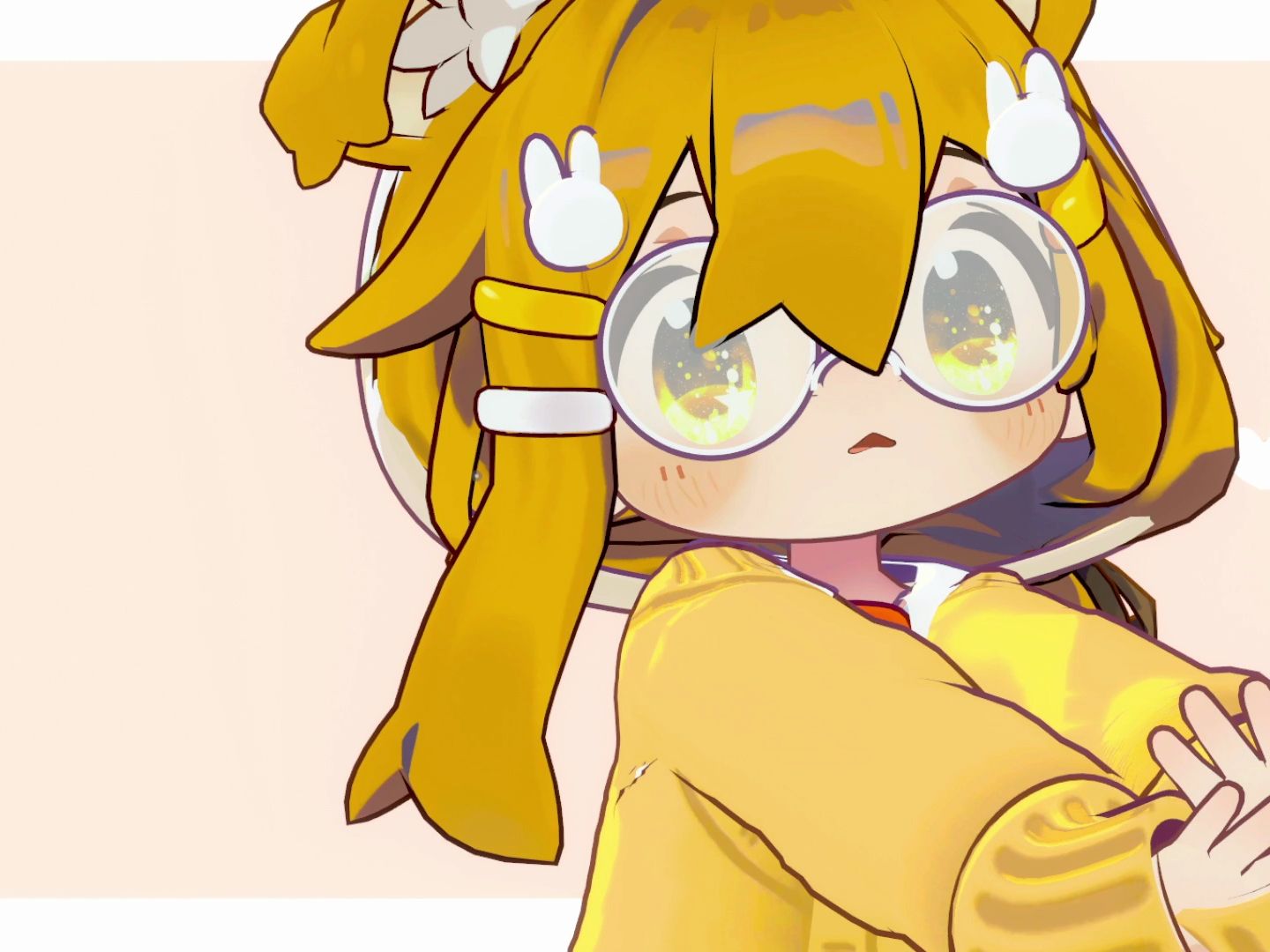 [vrchat/mmd]黄色狗子新子-かいしんのいちげき!