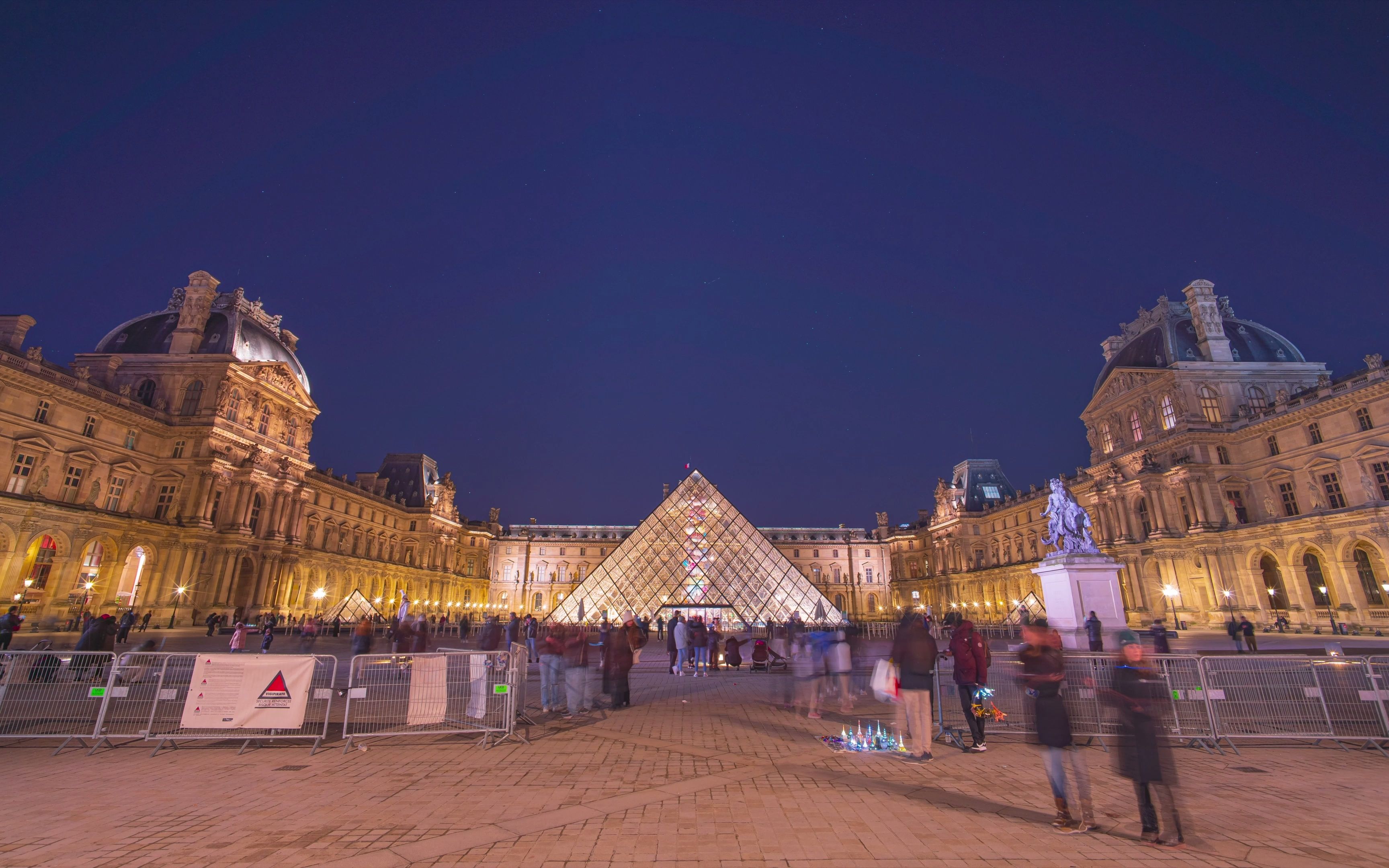 【法国巴黎】卢浮宫前的夜晚 sony-a7r3, nisi-15mmf4