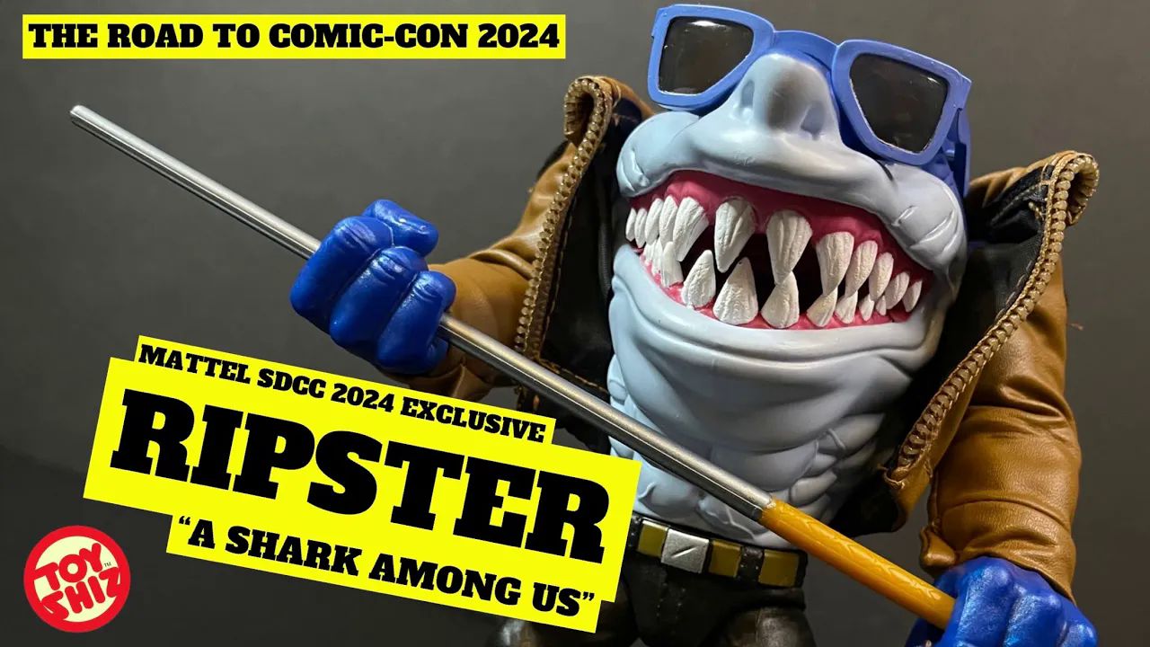 SDCC EXCLUSIVE POOL SHARK RIPSTER in “A SHARK AMONG US” | Street Sharks | Mattel哔哩哔哩bilibili